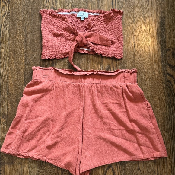 Urban Daizy Tops - Short & Tube Top Co-ord Set